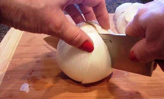 Zdjęcie posiekanej cebuli