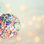 Bombki ozdobione koralikami