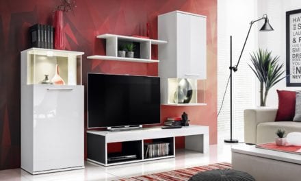 Szafki pod telewizor idealne do białego salonu