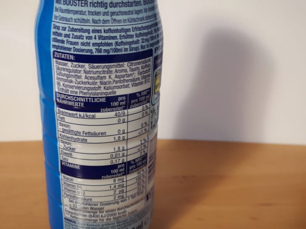 Zdjęcie butelki energetyka