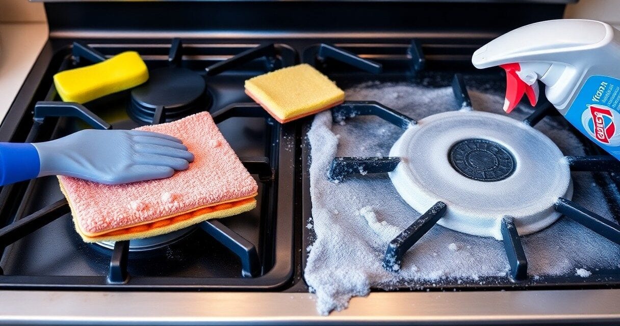 Czyszczenie kuchenki gazowej krok po kroku – Pozbądź się tłustego osadu i przypaleń raz na zawsze!