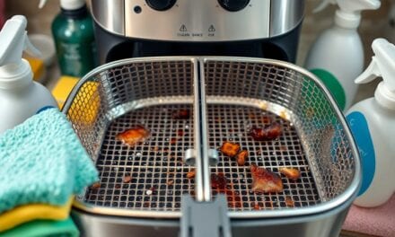 Airfryer lśniący czystością – Jak skutecznie usunąć tłuszcz i przypalenia z frytkownicy beztłuszczowej?