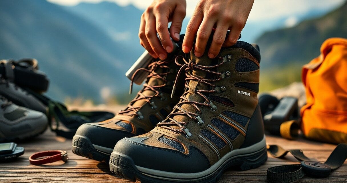 Jak dbać o buty trekkingowe po wyprawie | Opiszesz, jak prawidłowo czyścić, suszyć i impregnować buty trekkingowe po powrocie z wyjazdu. Proste czynności pozwalają zachować ich trwałość i komfort użytkowania.