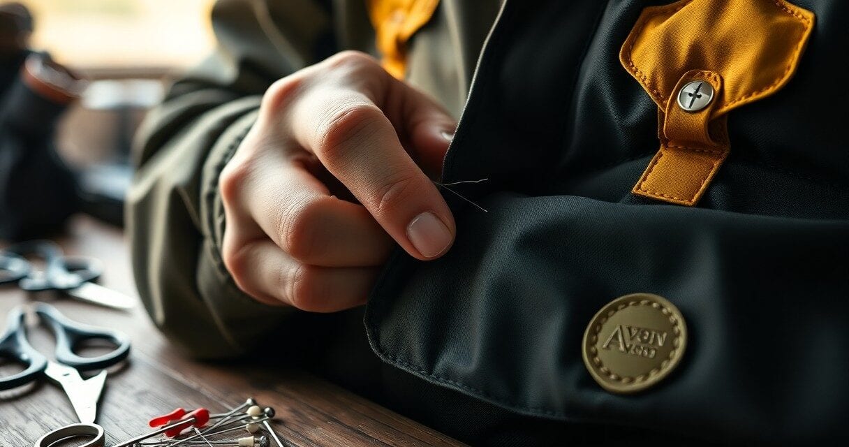 Jak naprawić drobne uszkodzenia odzieży outdoorowej domowym sposobem | Opiszesz, jak samodzielnie załatać dziurę czy przyszyć guzik w odzieży turystycznej. Takie naprawy są szybkie, tanie i pozwalają uniknąć wyrzucania ubrań. To praktyczne podejście dla k