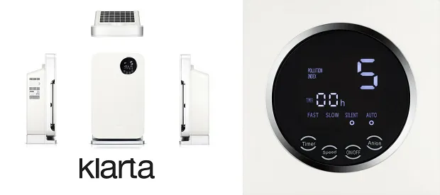 Elegancki i skuteczny oczyszczacz powietrza do salonu