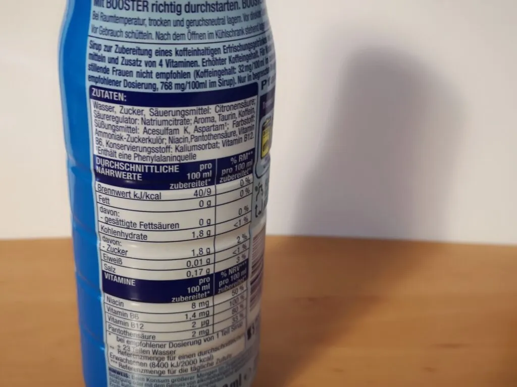 Zdjęcie butelki energetyka