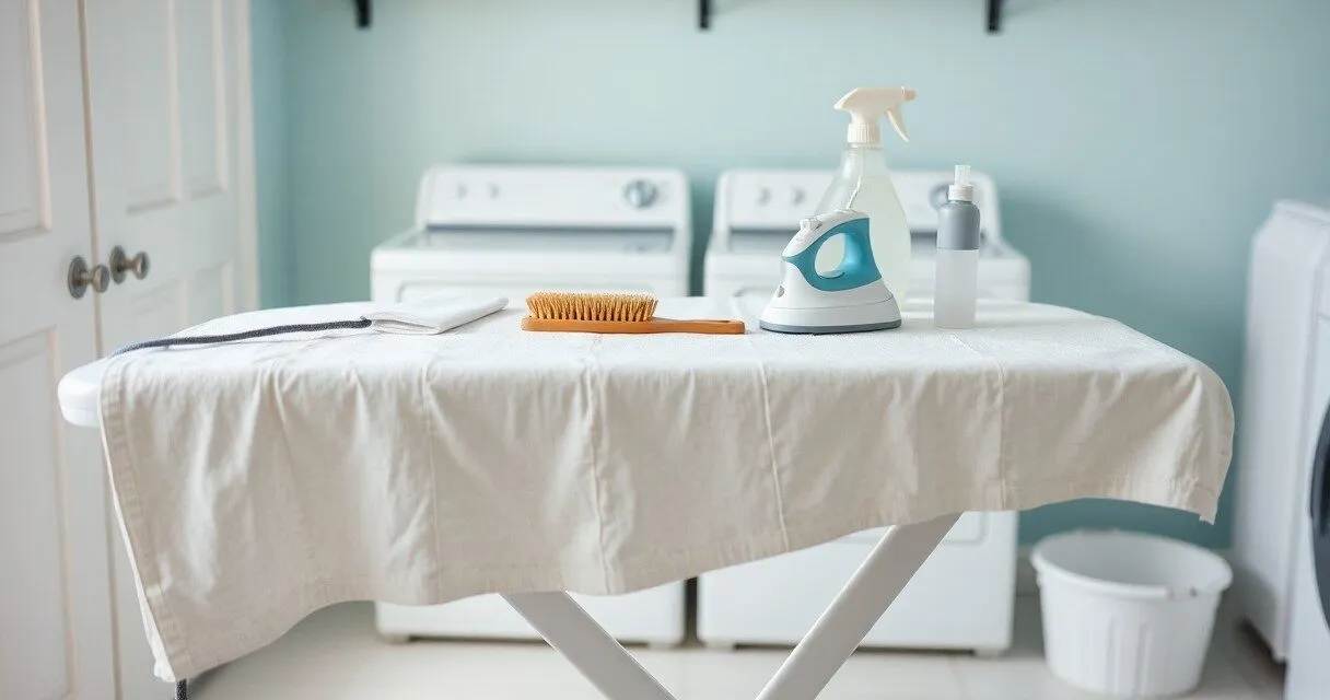 Deska do prasowania jak nowa – Jak odświeżyć pokrowiec i wyczyścić zabrudzenia?
