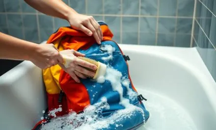 Czyszczenie plecaka turystycznego – mycie w wannie i domowe środki | Przedstawisz krok po kroku, jak wyczyścić plecak przy użyciu wody, łagodnego mydła i szczotki. To metoda skuteczna, tania i nie wymaga zakupu specjalnych środków.