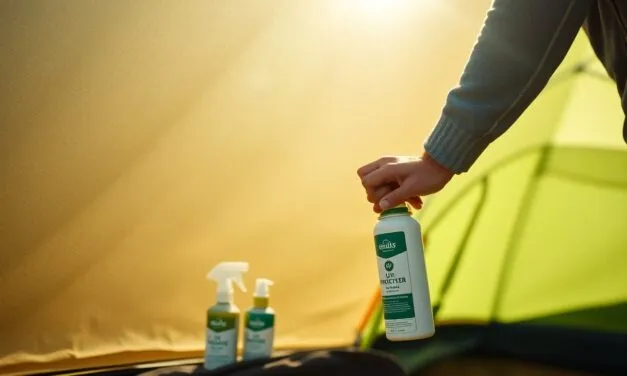 Jak odnowić powłokę UV w namiocie i tarpach | Opiszesz, jak samodzielnie i tanio odświeżyć powłokę chroniącą przed słońcem w namiotach. Wystarczą proste preparaty lub domowe sposoby, które są przyjazne środowisku i portfelowi.