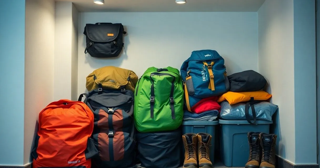 Jak przechowywać sprzęt turystyczny poza sezonem | Przedstawisz sposoby na przechowywanie sprzętu w sposób oszczędzający miejsce i chroniący przed wilgocią. To proste rozwiązania, które nie wymagają dodatkowych inwestycji.