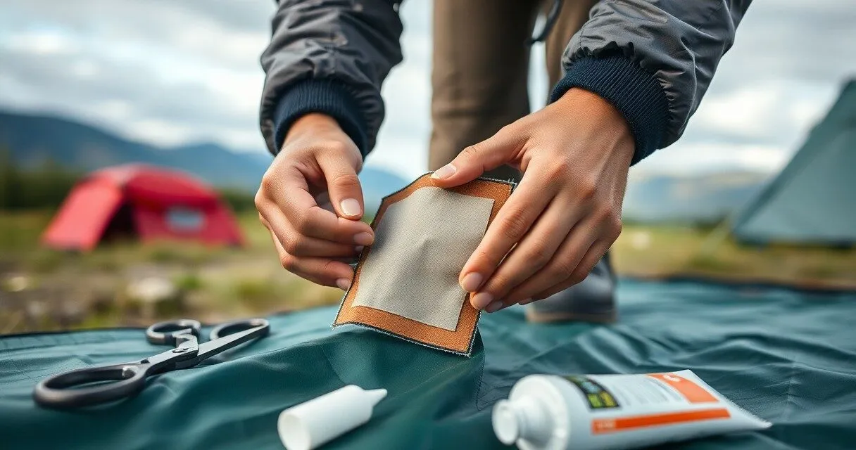 Jak naprawić uszkodzoną matę lub materac turystyczny | Opiszesz, jak samodzielnie załatać dziurę w macie lub materacu, używając łatki i kleju. To szybkie i tanie rozwiązanie, które pozwala uniknąć kosztownej wymiany sprzętu.