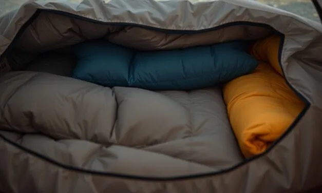 Przechowywanie śpiworów i mat – jak zapobiegać pleśni i utracie sprężystości | Wyjaśnisz, dlaczego śpiwory i maty warto przechowywać rozłożone lub w dużych workach. Dzięki temu zachowają sprężystość i nie pojawi się pleśń. To prosty sposób na przedłużenie